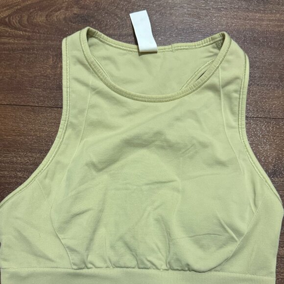 Lululemon High-Neck Seamless Yoga Crop Tank 4 - Picture 1 of 4